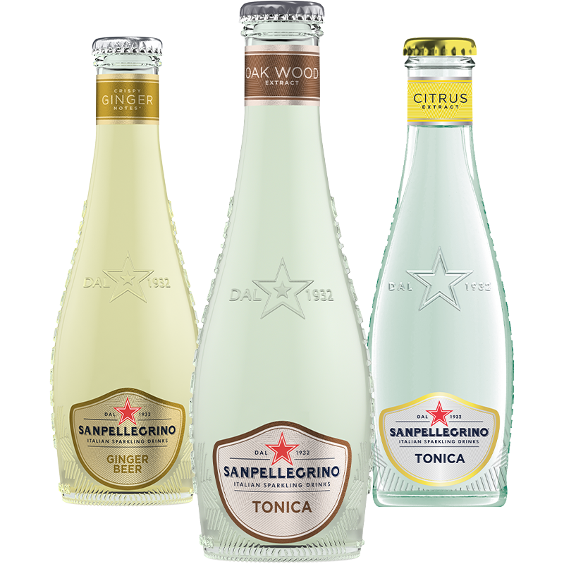 Sanpellegrino Mixers ginger beer and tonic waters Sanpellegrino